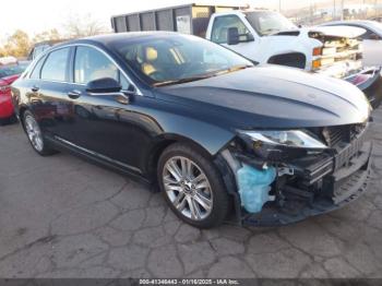  Salvage Lincoln MKZ Hybrid