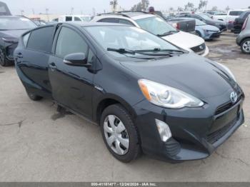  Salvage Toyota Prius c