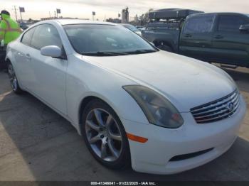  Salvage INFINITI G35