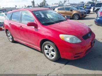  Salvage Toyota Matrix