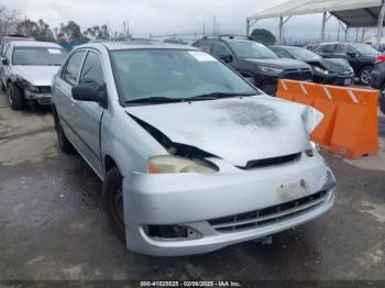  Salvage Toyota Corolla