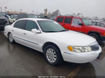  Salvage Lincoln Continental