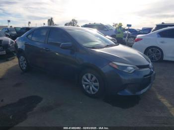  Salvage Toyota Corolla