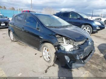  Salvage Toyota Prius c