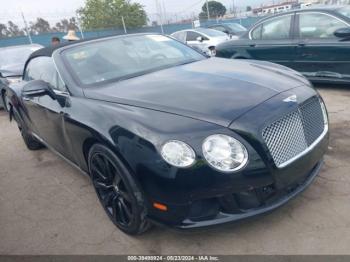  Salvage Bentley Continental Gtc