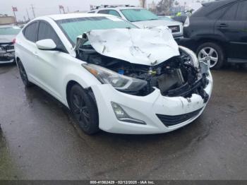  Salvage Hyundai ELANTRA