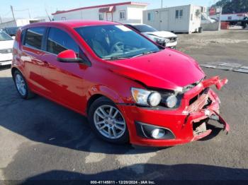  Salvage Chevrolet Sonic