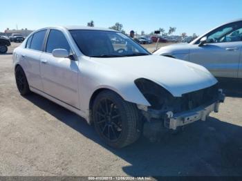  Salvage INFINITI G35x