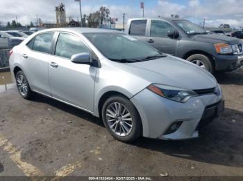  Salvage Toyota Corolla