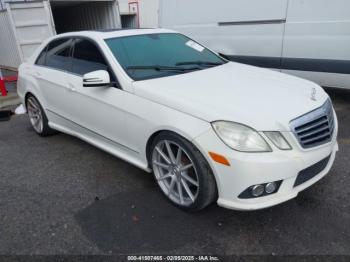  Salvage Mercedes-Benz E-Class