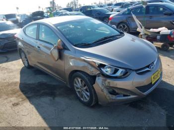  Salvage Hyundai ELANTRA