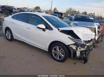  Salvage Chevrolet Cruze