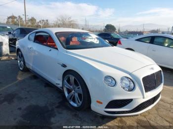  Salvage Bentley Continental Gt