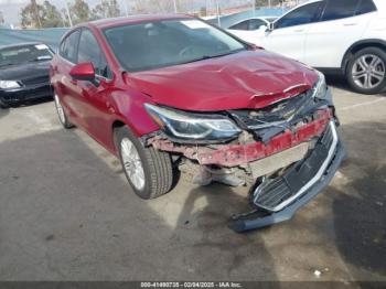  Salvage Chevrolet Cruze