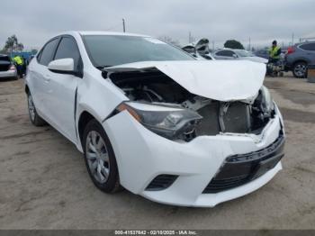  Salvage Toyota Corolla