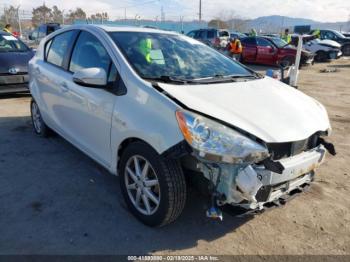  Salvage Toyota Prius c