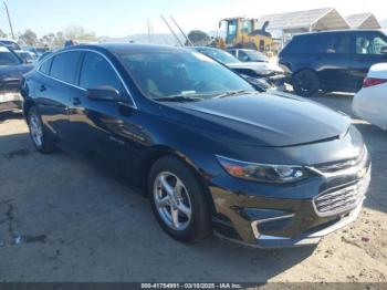  Salvage Chevrolet Malibu