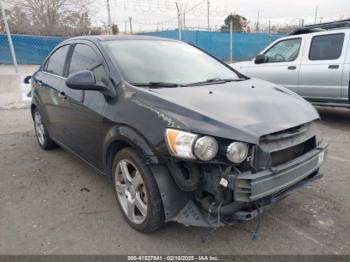  Salvage Chevrolet Sonic