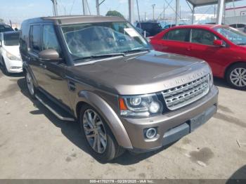  Salvage Land Rover LR4