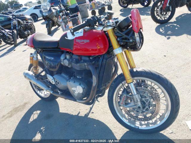  Salvage Triumph Motorcycle Thruxton