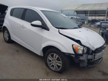  Salvage Chevrolet Sonic