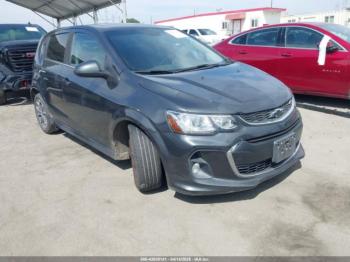  Salvage Chevrolet Sonic