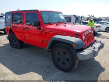  Salvage Jeep Wrangler