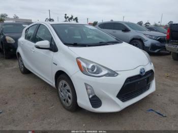  Salvage Toyota Prius c