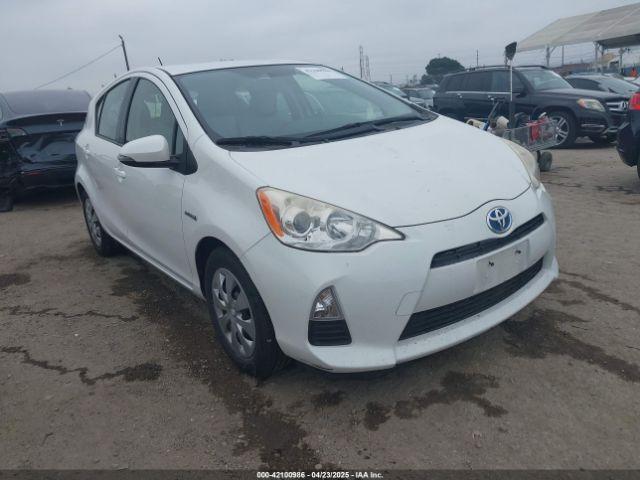  Salvage Toyota Prius c