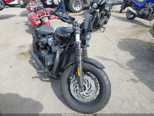  Salvage Triumph Motorcycle Bonneville