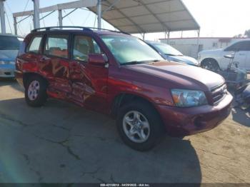  Salvage Toyota Highlander