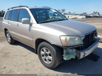  Salvage Toyota Highlander