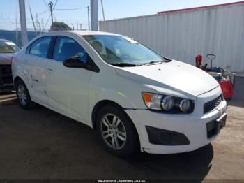  Salvage Chevrolet Sonic