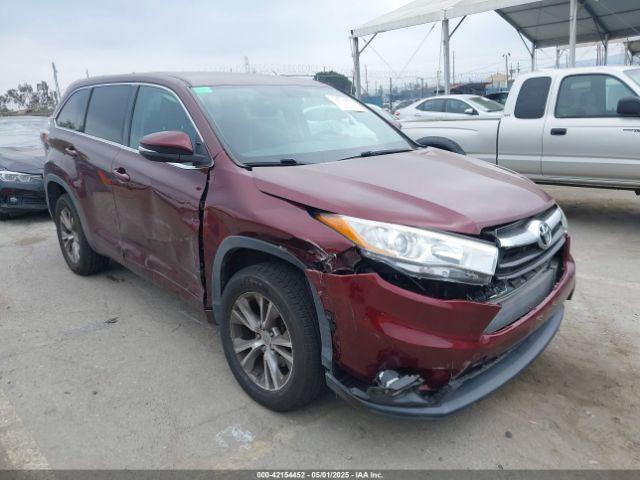  Salvage Toyota Highlander