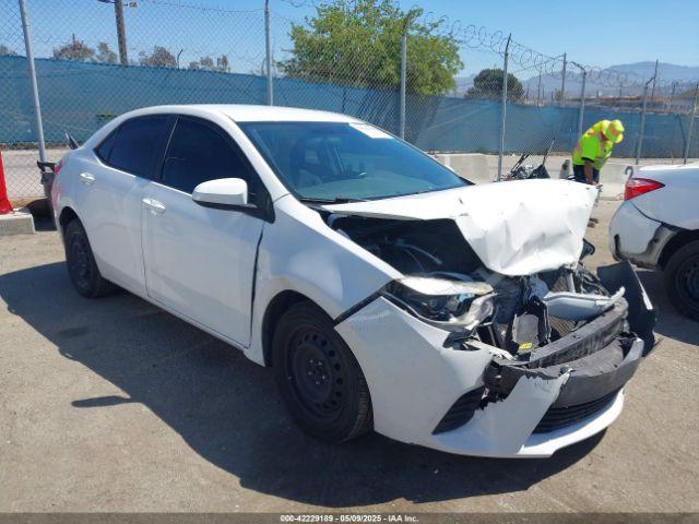  Salvage Toyota Corolla
