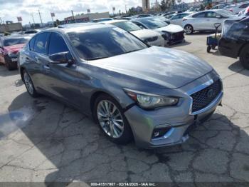  Salvage INFINITI Q50