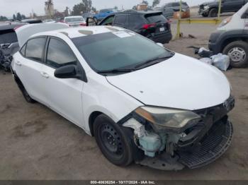  Salvage Toyota Corolla