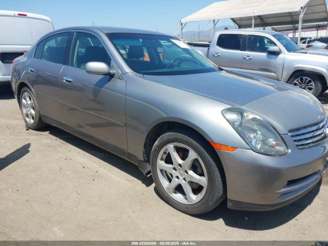  Salvage INFINITI G35x