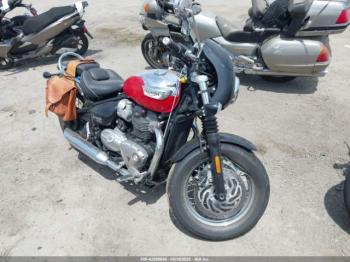  Salvage Triumph Motorcycle Bonneville