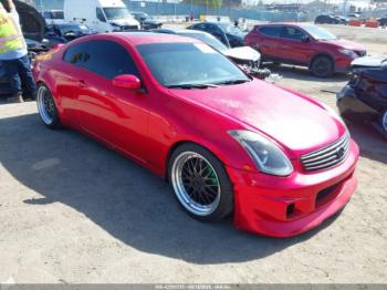  Salvage INFINITI G35