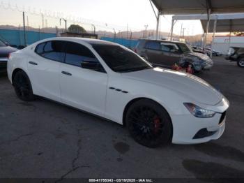  Salvage Maserati Ghibli
