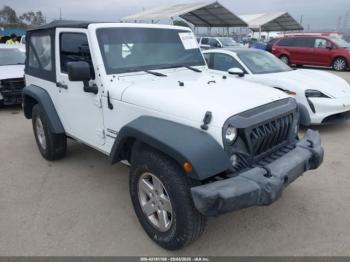  Salvage Jeep Wrangler
