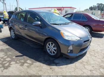  Salvage Toyota Prius c