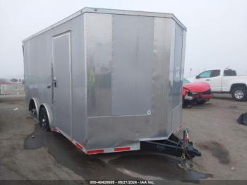  Salvage Titanium Enclosed Cargo Trailer