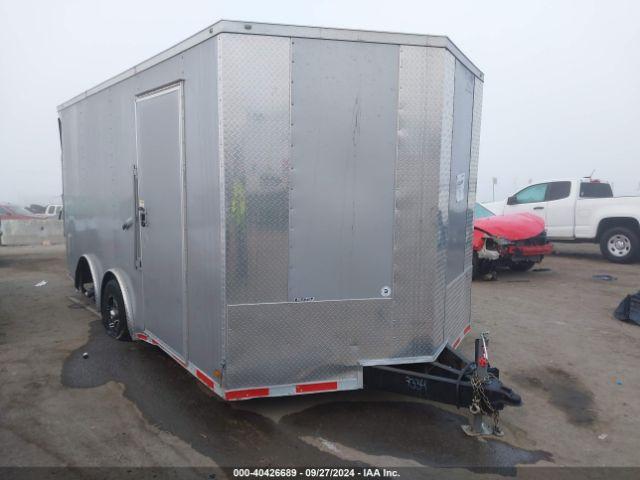  Salvage Titanium Enclosed Cargo Trailer