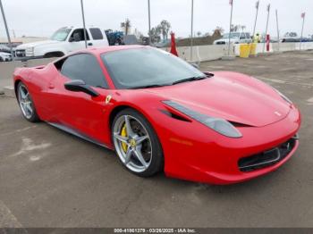  Salvage Ferrari 458 Italia