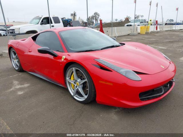  Salvage Ferrari 458 Italia