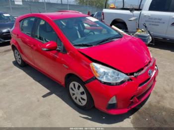  Salvage Toyota Prius c