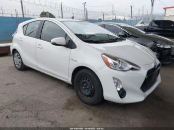  Salvage Toyota Prius c