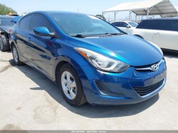  Salvage Hyundai ELANTRA